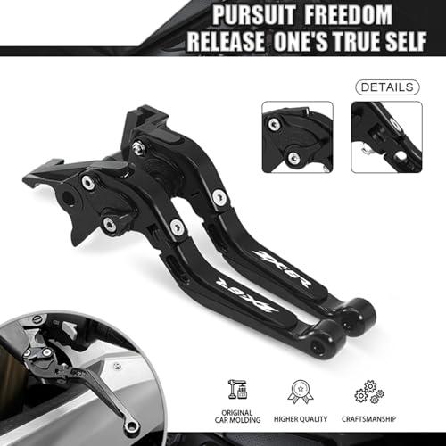 【並行輸入品】 MFGZD CNC オートバイ ロングクラッチブレーキレバー 拡張可能 カワサキ ZX6R ZX 6R 2019 2024対応 ブ_4