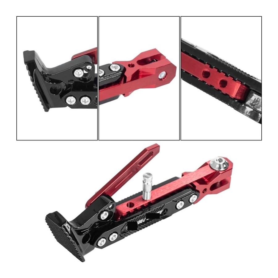 【並行輸入品】 】 Motorcycle Scooter Adjustable Foot Support Kick Stand Parking Br_3