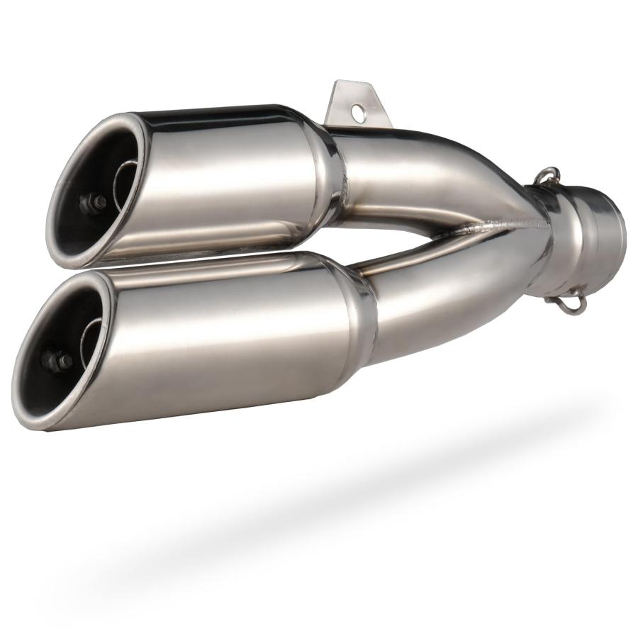 並行輸入品】 】 Sparkmods Dual Slip on Exhaust Muffler for