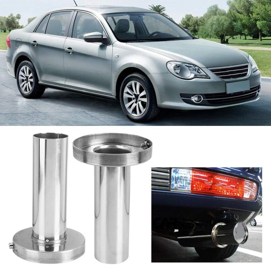 【並行輸入品】 】 Exhaust Silencer, Stainless Steel Car Exhaust Muffler Insert Mufの画像