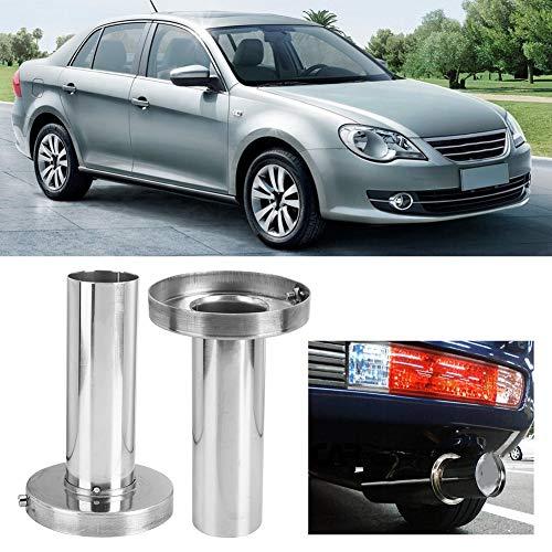 【並行輸入品】 】 Exhaust Silencer, Stainless Steel Car Exhaust Muffler Insert Mufの画像