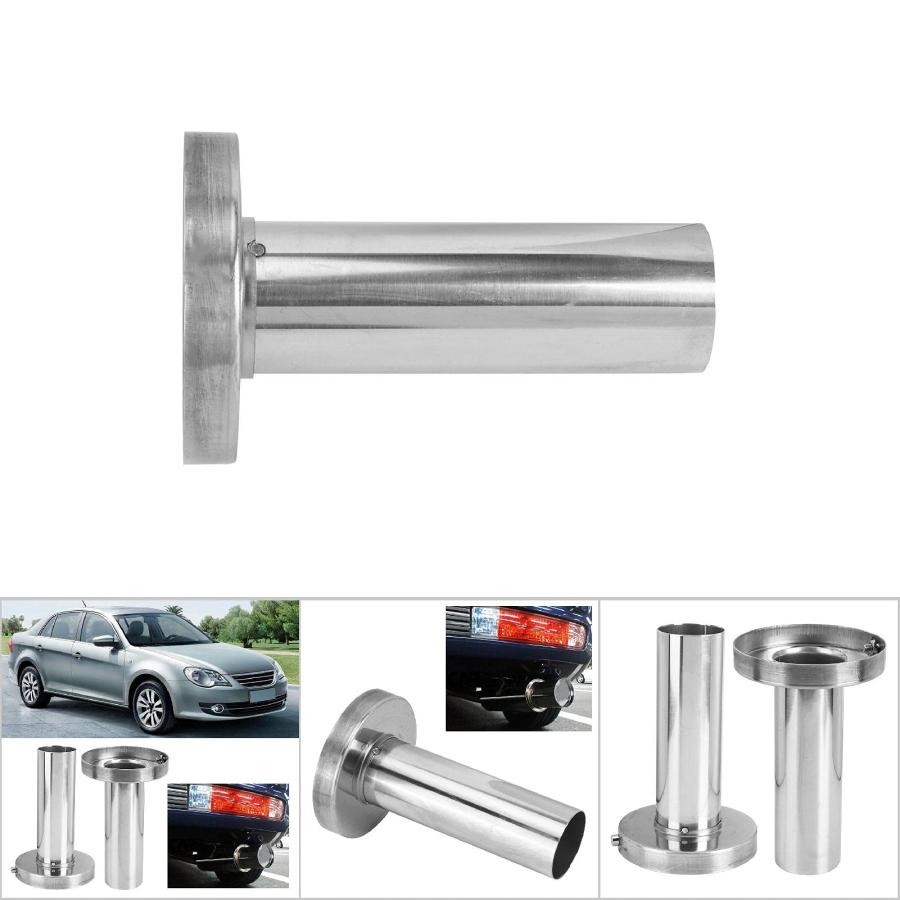 【並行輸入品】 】 Exhaust Silencer, Stainless Steel Car Exhaust Muffler Insert Mufの画像