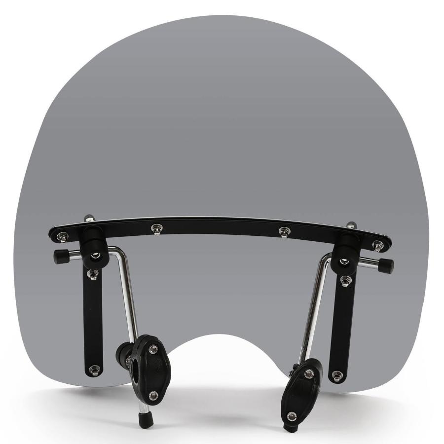 【並行輸入品】 】 Smoke Motorcycle Front Windscreen for Kawasaki Vulcan VN 500 750の画像