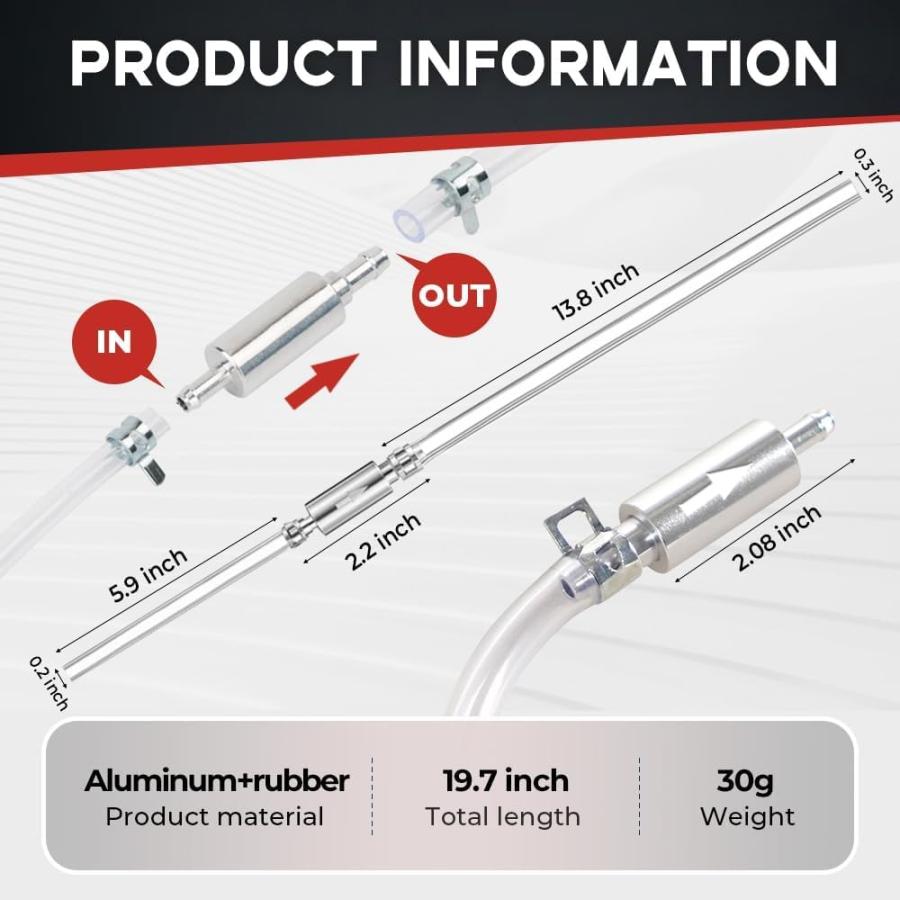 【並行輸入品】 】 Brake Bleeder Hose Set of 2， 2025 Upgrade Motorcycle Brake Bleed_9