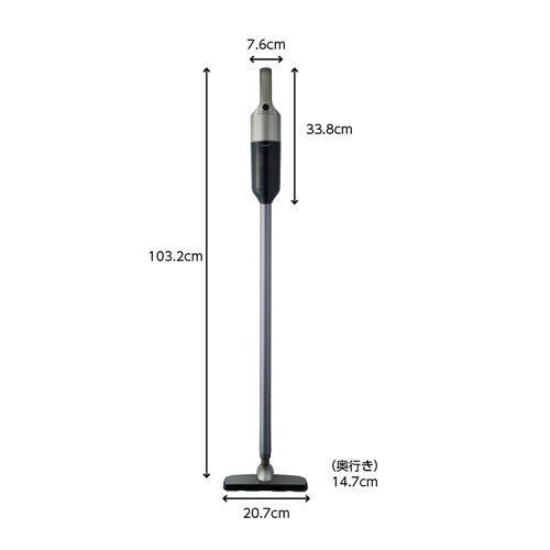 Pieria ドウシシャ コードレス 掃除機 軽量 880g マジックライト