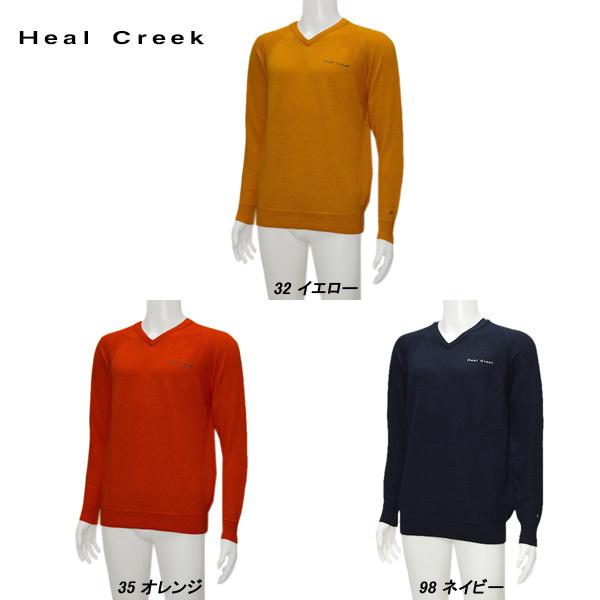 ヒールクリーク Heal Creek メンズ 割り引き 秋冬 超新作 Vネックセーター カシミヤ100％