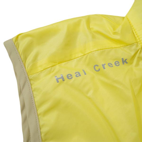 Heal Creek ヒールクリーク メンズ 春夏 撥水 ナイロンベスト Heal Creek ヒールクリーク メンズ 春夏 撥水 ナイロンベスト