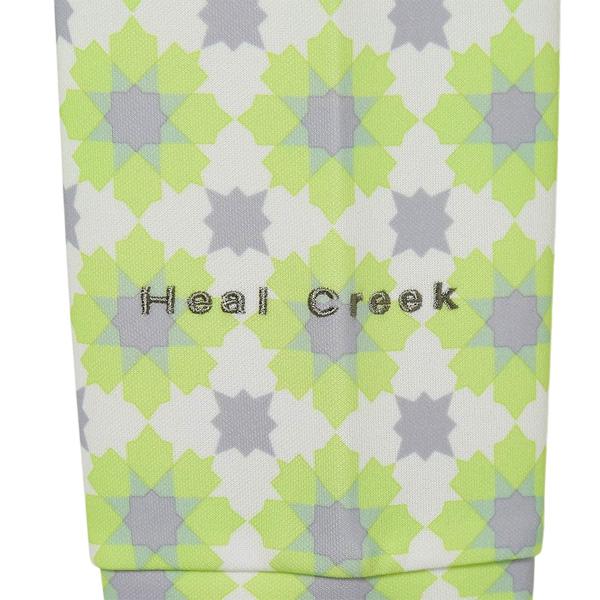 ヒールクリーク Heal Creek レディース 春秋 UVカット 接触冷感 ドライスーティングプリント ハーフジップミドラー_12