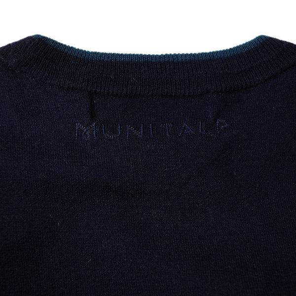 MUNITALP（ムニタルプ） メンズ 秋冬 柄 ウール カシミヤ混 クルー