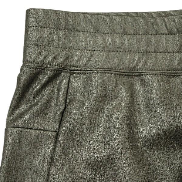 MUNITALP（ムニタルプ） レディース 秋冬 9分丈 フェイクレザーパンツ