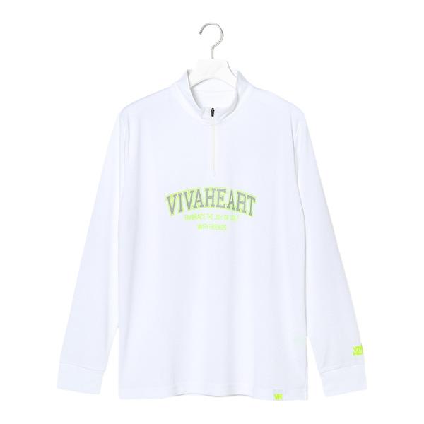 新品未使用品VIVA HEART長袖シャツ オリーブ　ゴルフ13200円Ｌ〜LL VIVA HEART（ビバハート） メンズ 春秋 吸水速乾 ストレッチ ハーフ