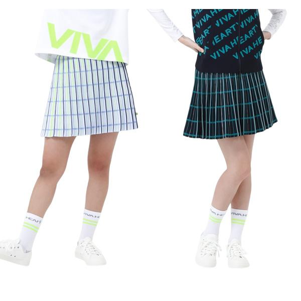 VIVA HEART（ビバハート） レディース 春秋 チェックニットプリーツ
