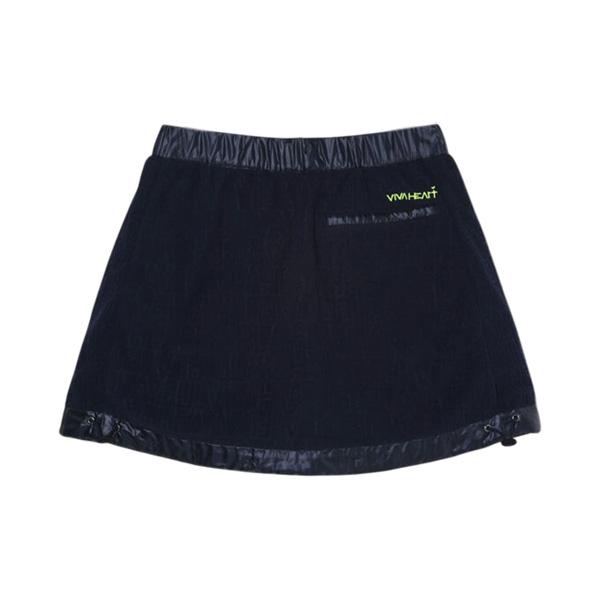 VIVA HEART ネイビー スカート　キュロット VIVA HEART（ビバハート） レディース 秋冬 ジャガードフリース