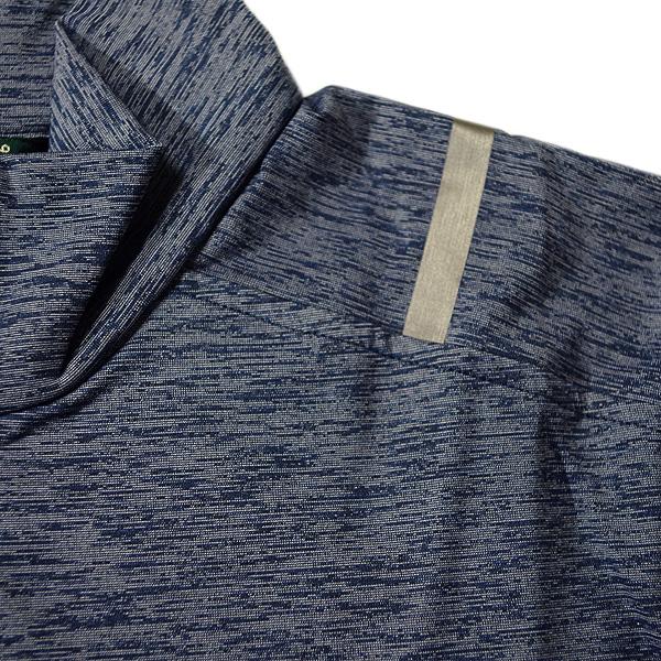 CHERVO シェルボ メンズ 秋冬 ストレッチ 保温 ハーフジップ長袖シャツ