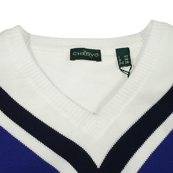 CHERVO（シェルボ） レディース 春秋 コットン Vネックニットセーター