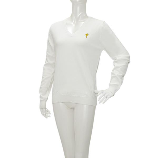 CHERVO（シェルボ） レディース 春秋 コットン Vネックニットセーター