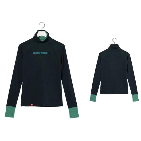 Rosasen（ロサーセン） レディース 秋冬 吸湿発熱 バータートルネック