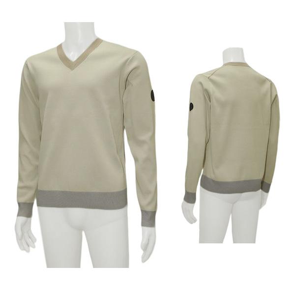 新品未使用❗️MOCO モコ　50 Vネック　ニットセーター　ゴルフ　グレー MOCO（モコ） メンズ 秋冬 Vネック ニット セーター : DEPOT 044