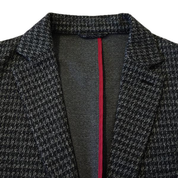 トラット TRATTO メンズ 秋冬 MechaWoolJersey千鳥 SB-2Bジャケット_6