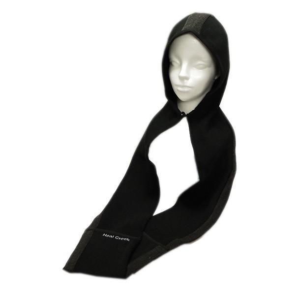 Heal Creek（ヒールクリーク） 在庫処分 ニット フード付き マフラー