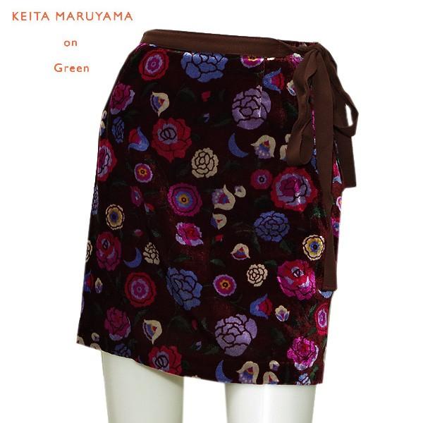 処分価格 ケイタマルヤマ KEITA MARUYAMA on Green 花柄 スカート :km062-78043:DEPOT 044