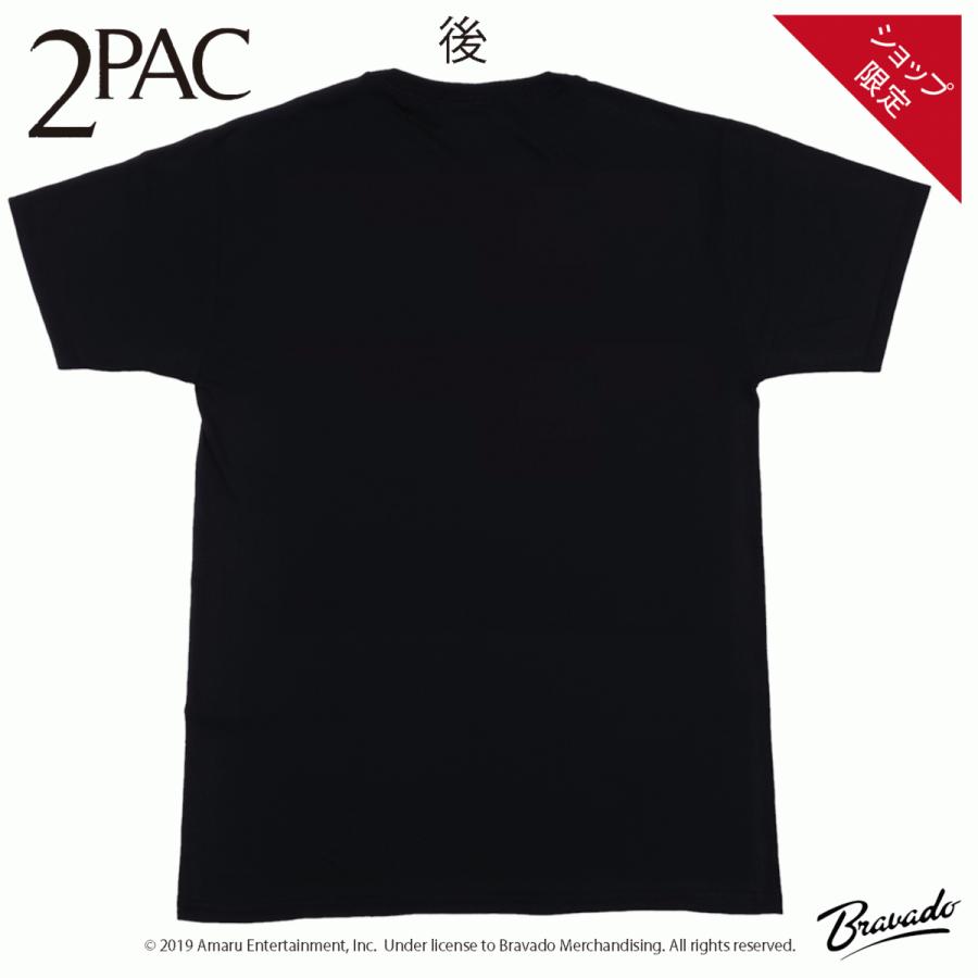 2pac tシャツ カットソー トゥーパック バンドT ロックT メンズ ユニセックス 2パック ラップ HIPHOP TUPAC フォト 黒 Tシャツ 2pac wear glasses｜depot-select｜03