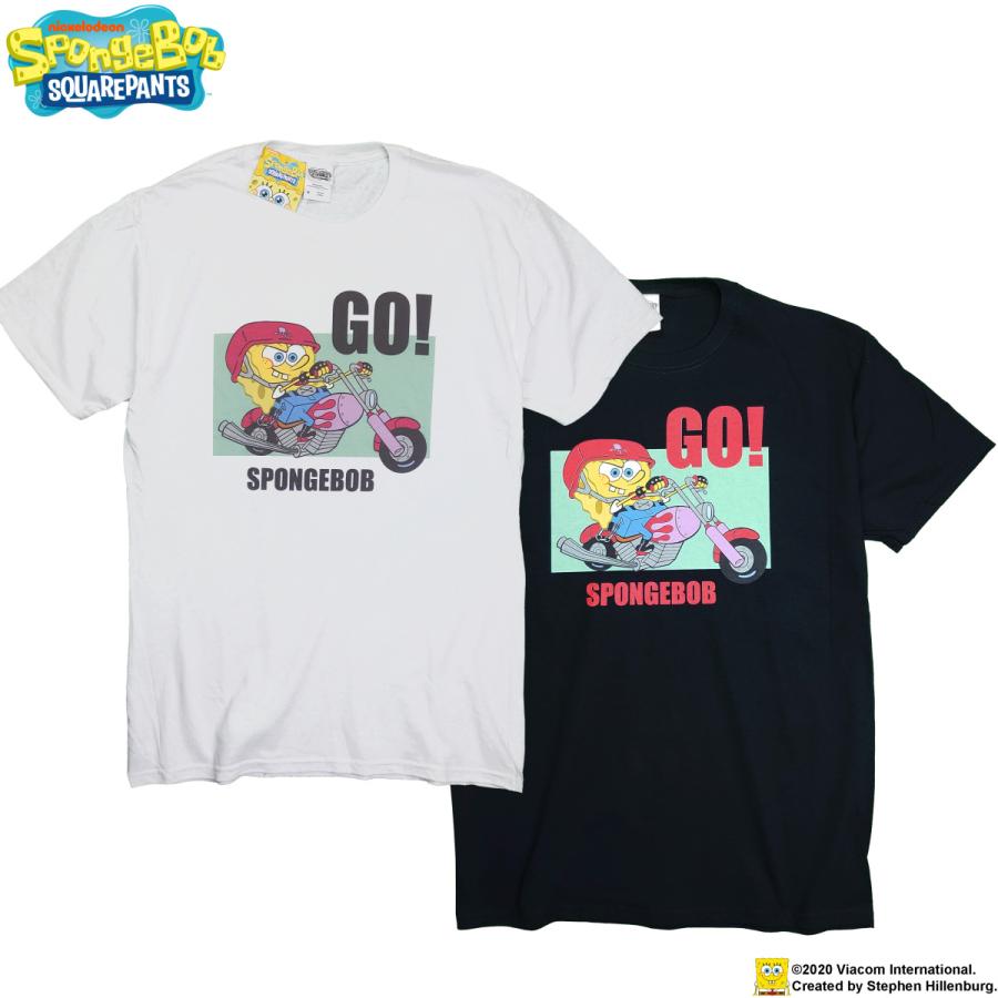 スポンジボブ Tシャツ キャラクター ティシャツ Go Sponge Bob Bike St キャラクター メンズ レディース キッズ 大きいサイズ 服 Sb06st Tシャツセレクト 通販 Yahoo ショッピング