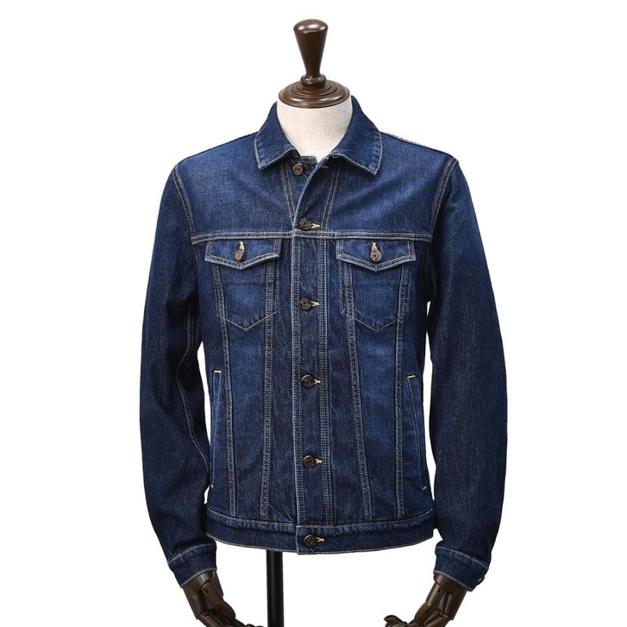 お得な特別割引価格 デニムジャケット メンズ Cohen Jacob ヤコブコーエン Gジャン 公式ブランド でらでら 国内正規品 スエードハラコ インディゴブルー デニムジャケット コットンストレッチ メンズ Gジャン Cohen Jacob ヤコブコーエン コート アウター Affaires