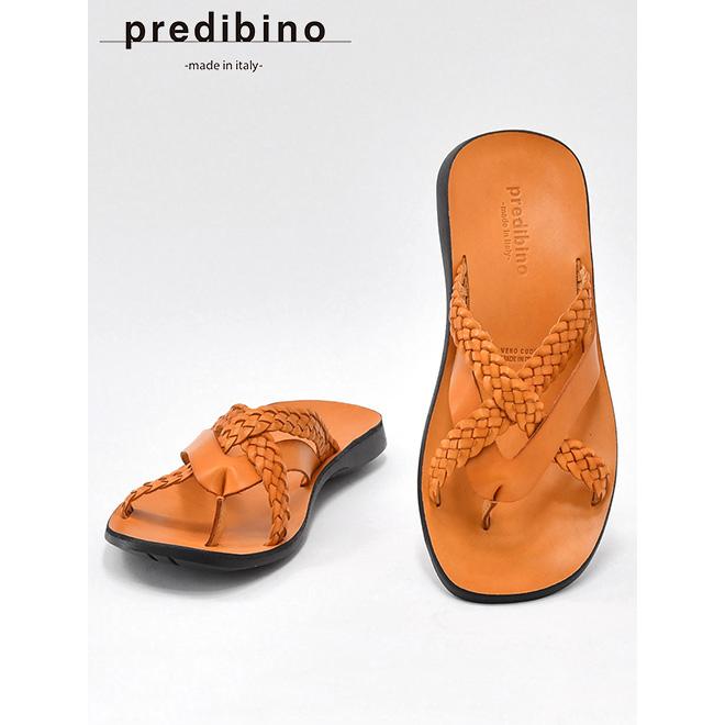 プレディビーノ Predibino メンズレザーサンダル オレンジブラウン アランチョ 編み込みとプレーンのダブルクロス Yトング イタリア製 1400 Arancio メンズブランドでらでら公式shop 通販 Yahoo ショッピング