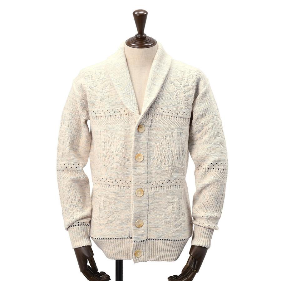 定番のお歳暮 冬ギフト スコッチ ソーダ 公式ブランド でらでら 国内正規品 アイボリー メランジ ジャガード柄 ショールカラー メンズ ニット カーディガン Soda Scotch スコッチ ソーダ ショールカラー ニットカーディガン メンズ トップス Hermandad Estrella Org
