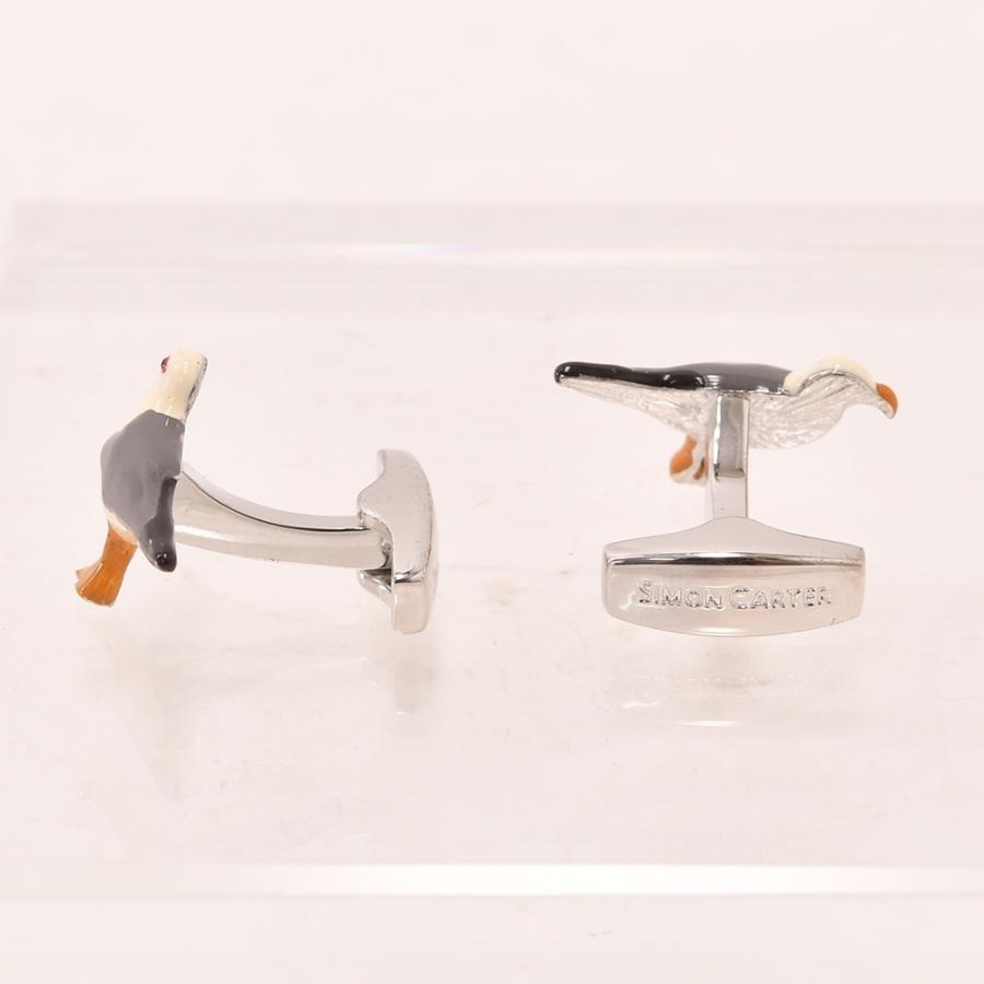 美品！！SIMON CARTER カメモチーフ カフリンクス SIMON CARTER サイモンカーター カフス [BY THE SEA SEAGULL