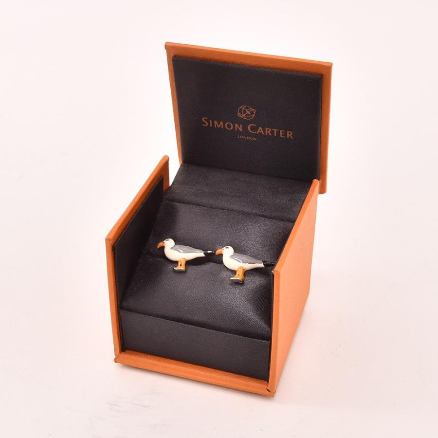 美品！！SIMON CARTER カメモチーフ カフリンクス SIMON CARTER サイモンカーター カフス [BY THE SEA SEAGULL