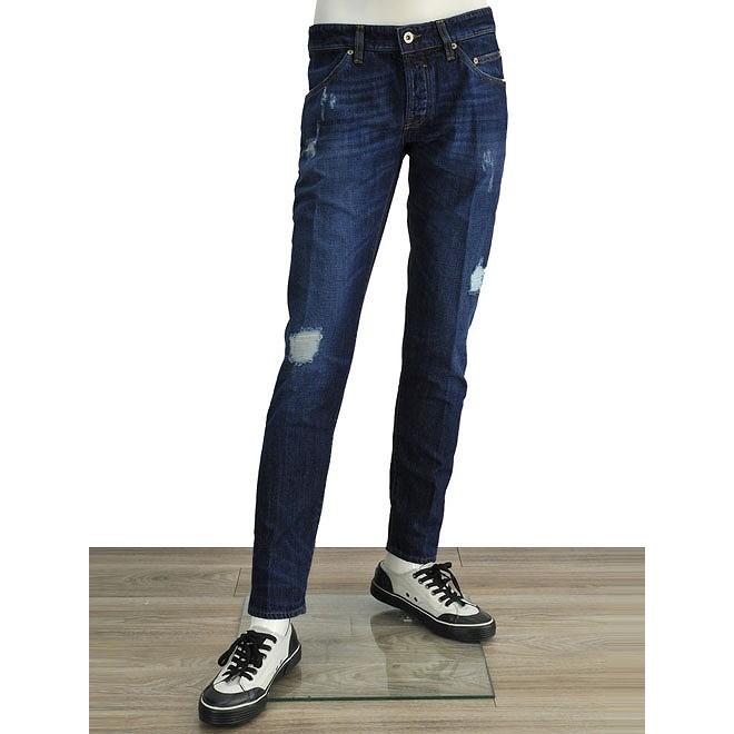 シビリア Siviglia Denim Labシリーズ 微クラックダメージ Labシリーズ インディゴカラー デニムパンツ クラシカルモダン メンズブランド Men S Archangelbrow Com