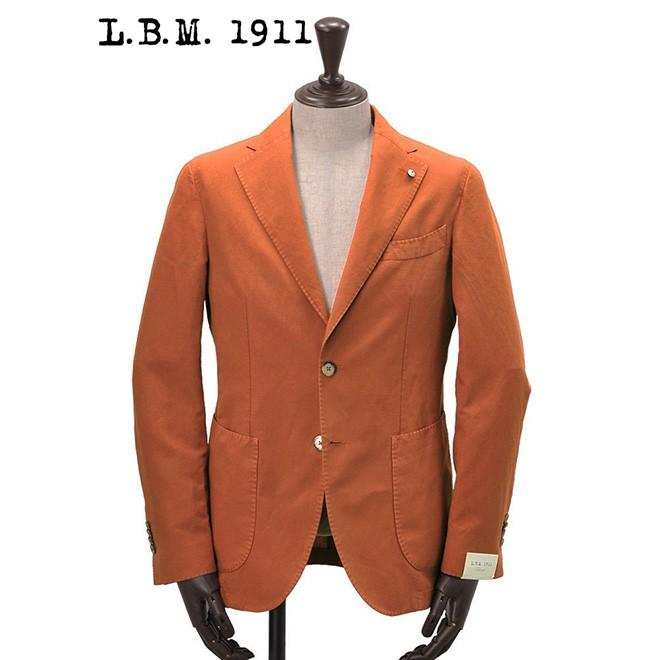 ジャケット メンズ Men S 春 夏 おしゃれ L B M 1911 エルビーエム シングル サマー オレンジブラウン コットンリネン 2b 3 メンズブランドでらでら公式shop 通販 Yahoo ショッピング