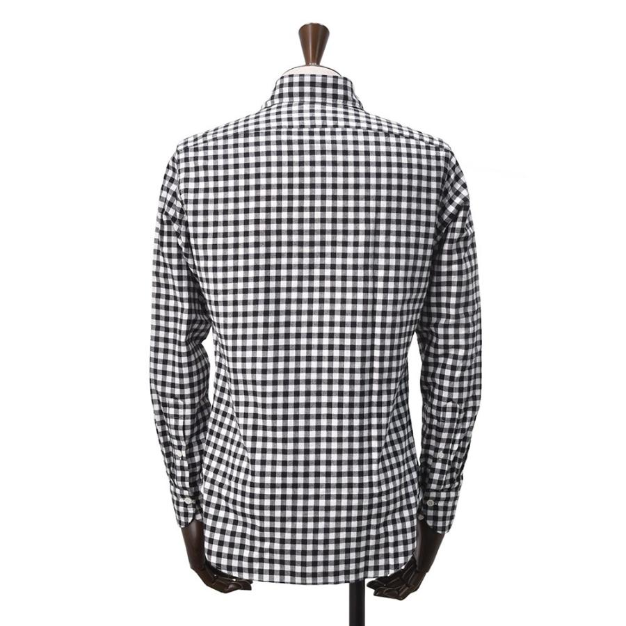 ジャンネット GIANNETTO フランネルシャツ メンズ コットン ギンガム