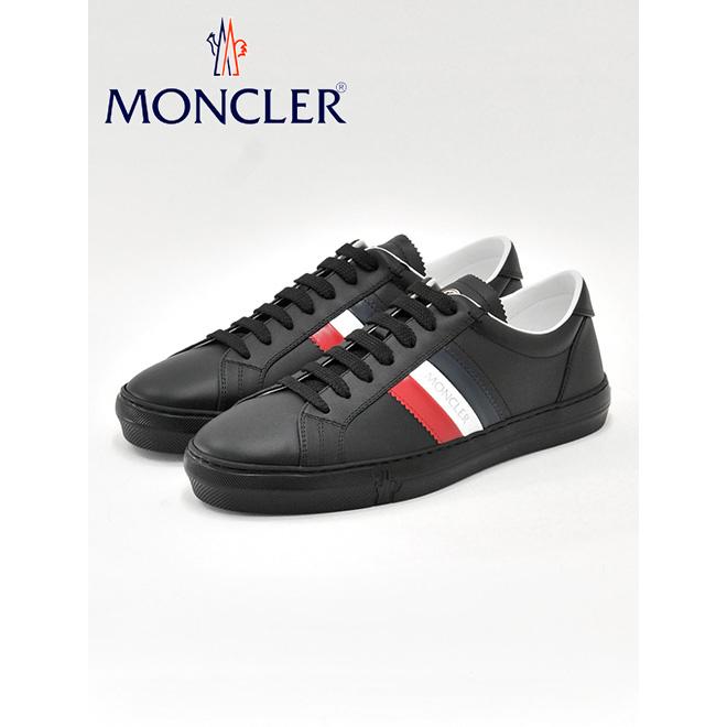 モンクレール Moncler メンズ レザースニーカー New Monaco ニューモナコ サイドにトリコロール ブラック ローカット イタリアブランド 4m 999 メンズブランドでらでら公式shop 通販 Yahoo ショッピング