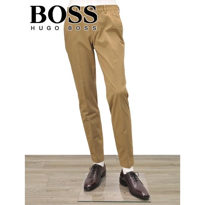 ヒューゴボス Hugo Boss メンズ スラックス スリムフィット スラックス ノータック コットンパンツ Stanino17 W ライトブラウン 232 メンズブランドでらでら公式shop 通販 Yahoo ショッピング