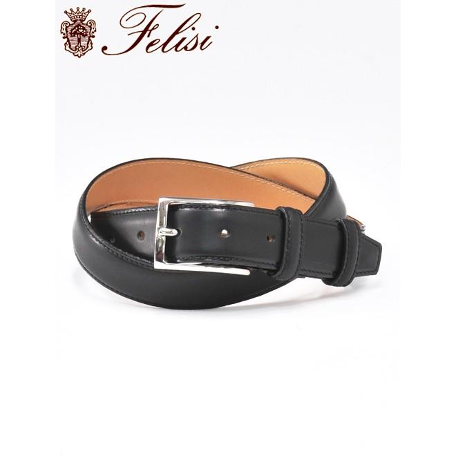 フェリージ felisi 699/6Aメンズ レザーベルト スクエアバックル 3cm幅