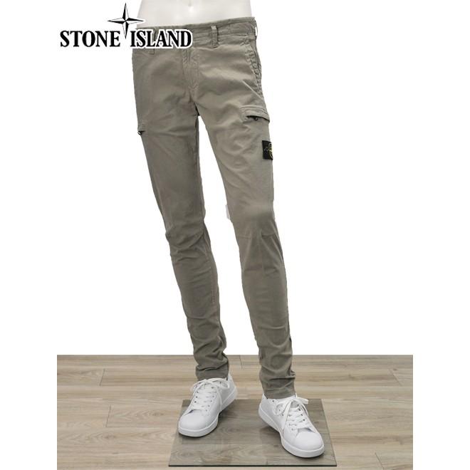 ストーンアイランド Stone Island メンズ スキニーカーゴパンツ コットンギャバ 68カーキ系 国内正規品 Sagaretxe Net