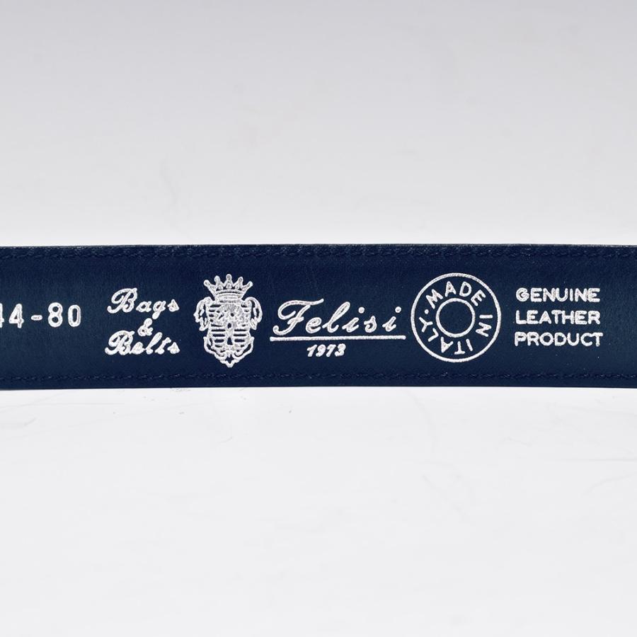 Felisi（フェリージ） レザーベルト エンボスクロコ 型押し 85/07/SA