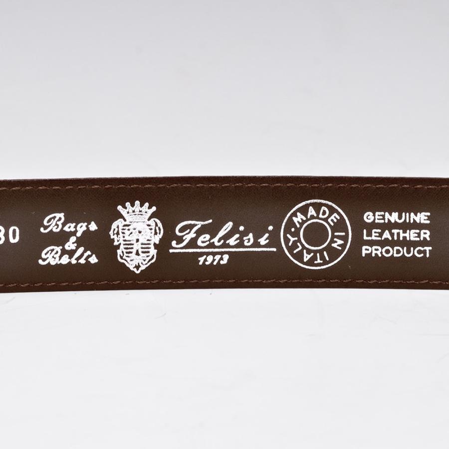 Felisi（フェリージ） レザーベルト エンボスクロコ 型押し 85/07/SA