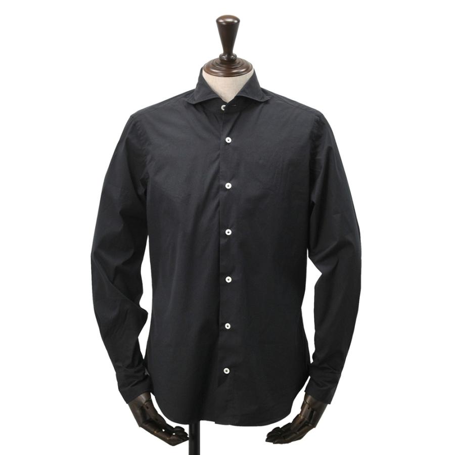 季節のおすすめ商品 09ブラック 13 03同型 カジュアルシャツ メンズ Giannetto ジャンネット ストレッチ メンズ 長袖シャツ イタリアブランド ジャンネット 長袖 国内正規品 イタリアブランド ストレッチコットンホリゾンタル襟 シャツ カジュアルシャツ