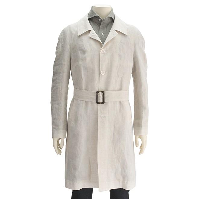 コート 麻ジャケット メンズ ブランド ジャンネット Giannetto ベルテッド ライトベージュ リネン100 ロングシャツ風 Men S Ag3bgrt 2 メンズブランドでらでら公式shop 通販 Yahoo ショッピング