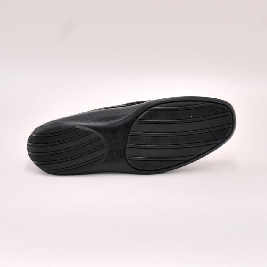パラブーツ 国内正規品 PARABOOT ANVERS アンヴァース ブラックレザー スニーカーソール仕様 黒しぼ揉み スリッポンの画像