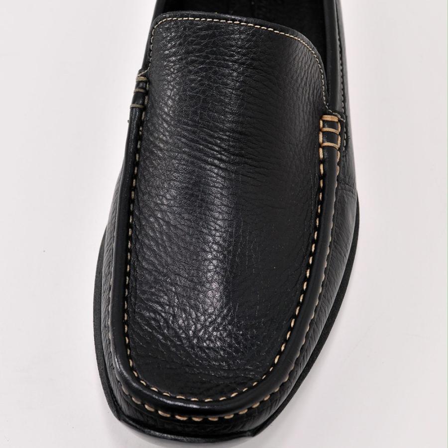 パラブーツ 国内正規品 PARABOOT ANVERS アンヴァース ブラックレザー スニーカーソール仕様 黒しぼ揉み スリッポンの画像