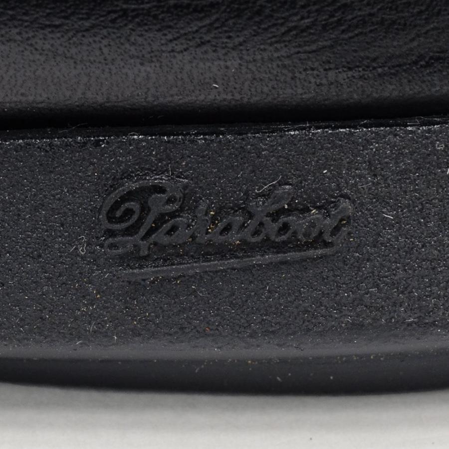 パラブーツ 国内正規品 PARABOOT ANVERS アンヴァース ブラックレザー スニーカーソール仕様 黒しぼ揉み スリッポンの画像