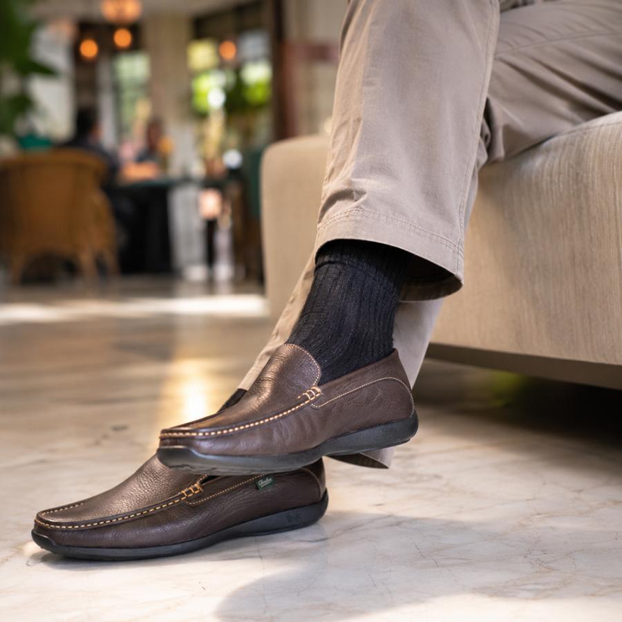 Paraboot（パラブーツ） ドライビングシューズ ANVERS ブラウン メンズ