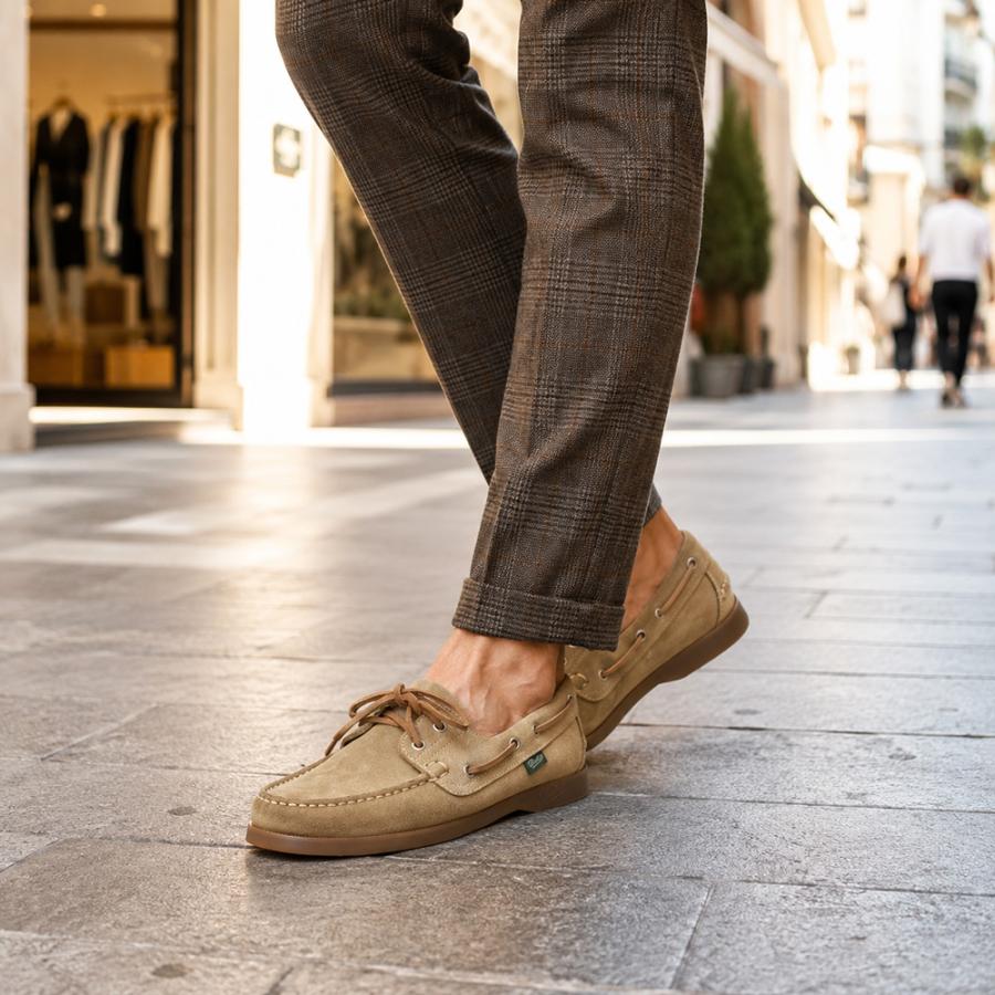 パラブーツ PARABOOT デッキシューズ メンズ BARTH バース サンド