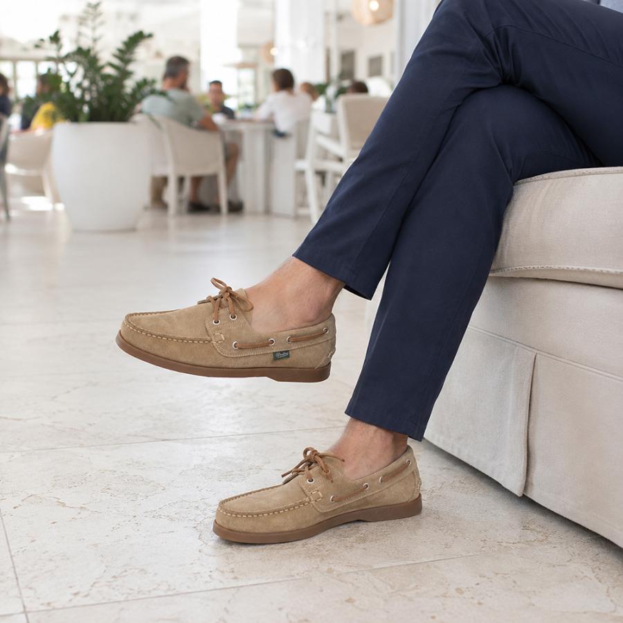 パラブーツ PARABOOT デッキシューズ メンズ BARTH バース サンド