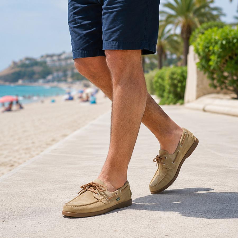 パラブーツ PARABOOT デッキシューズ メンズ BARTH バース サンド